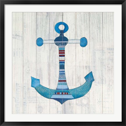 Framed Wind and Waves IV Nautical Print