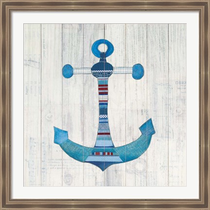 Framed Wind and Waves IV Nautical Print