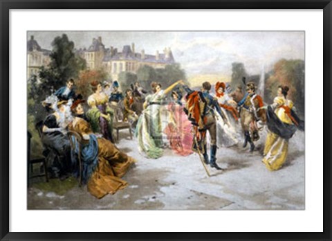 Framed Dance At the Imperial Court Print