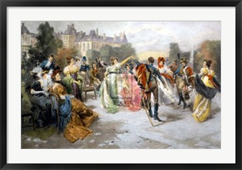 Framed Dance At the Imperial Court Print