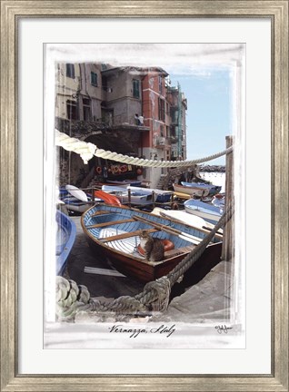 Framed Vernazza, Italy Print