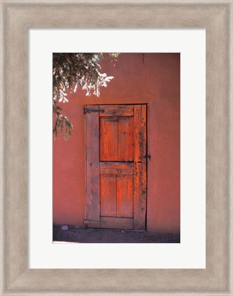 Framed Red Door Print