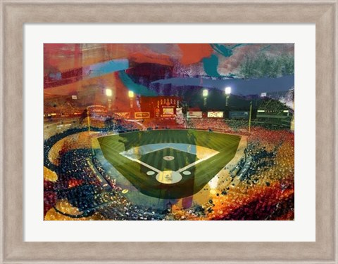 Framed Sox Stadium, Chicago Print