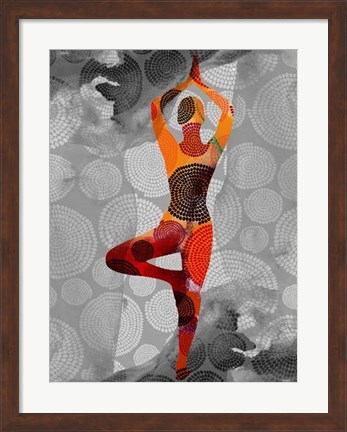 Framed Yoga Pose I Print