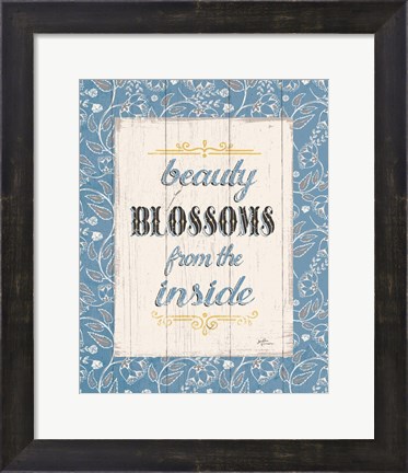 Framed Blooming Season V Print