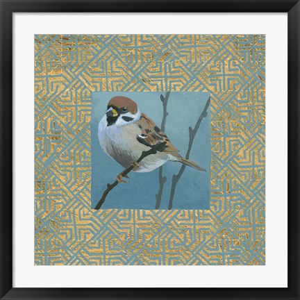 Framed Sparrow Print