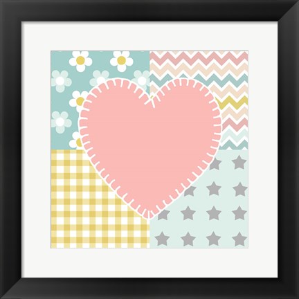 Framed Baby Quilt I Print