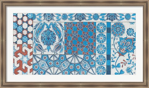 Framed Turkish Tiles Print