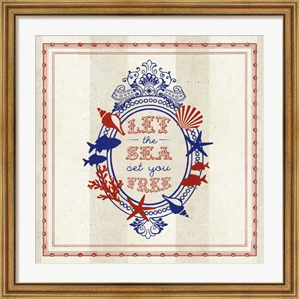 Framed Nautical Wisdom III Print