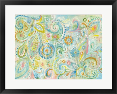 Framed Spring Dream Paisley Print