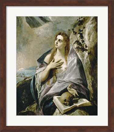 Framed Penitent Magdalen, c. 1576-1578 Print