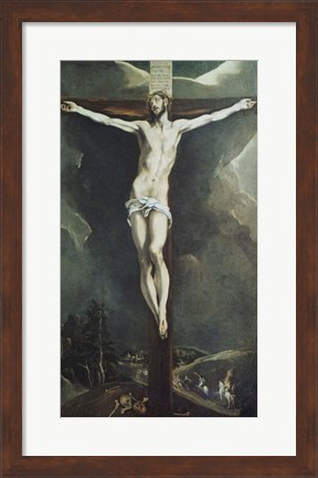 Framed Crucifixion Print