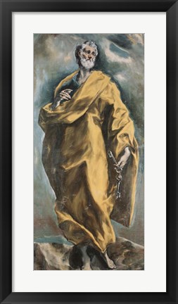 Framed Saint Peter Print