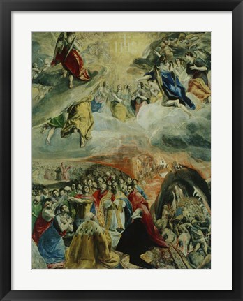 Framed Dream of Phillip II Print