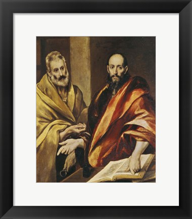 Framed Saints Peter and Paul Print