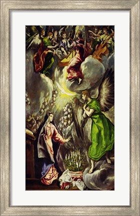 Framed Annunciation, 1570-1573 Print