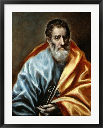 Framed Saint Peter Print