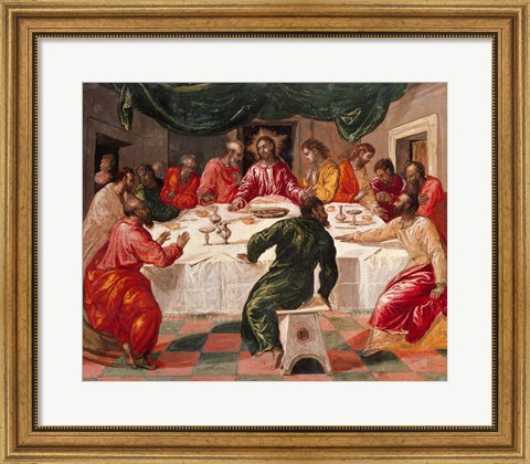 Framed Last Supper Print