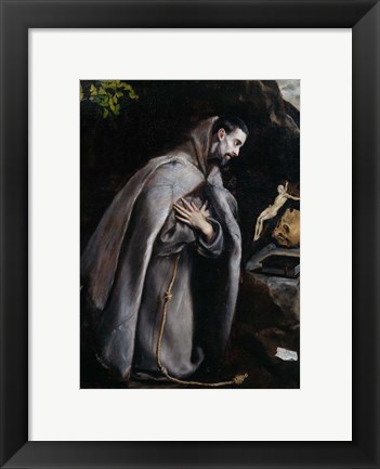 Framed Saint Francis of Assisi Print