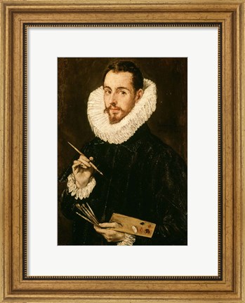 Framed Portrait of Jorge Manuel Print