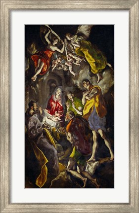 Framed Adoration of the Shepherds Print