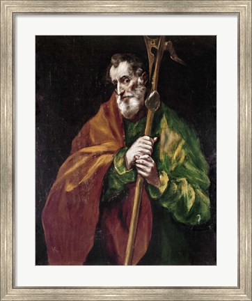 Framed Apostle Saint Thaddeus (Jude) Print