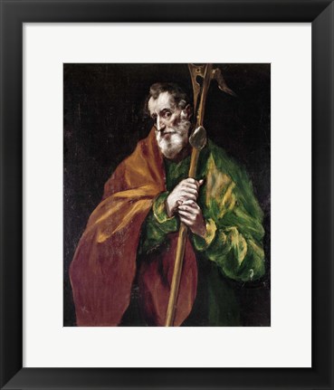 Framed Apostle Saint Thaddeus (Jude) Print