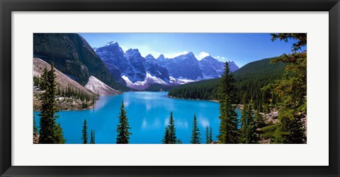 Framed Moraine Lake, Banff National Park, Alberta, Canada Print