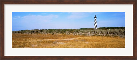 Framed Cape Hatteras Lighthouse, Outer Banks, North Carolina Print