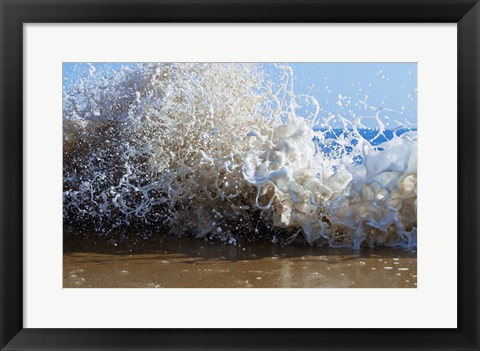 Framed Oahu Beach, Hawaii II Print