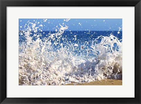 Framed Oahu Beach, Hawaii IV Print