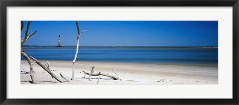 Framed Morris Island Lighthouse, South Carolina Print