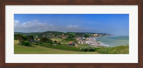 Framed Pourville, France Print