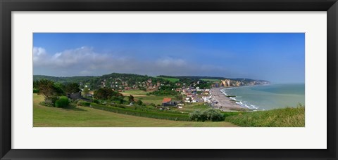 Framed Pourville, France Print