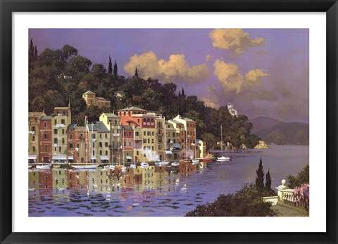 Framed Portofino Sunlight Print