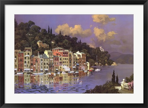 Framed Portofino Sunlight Print