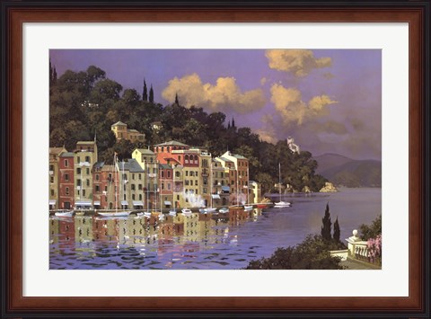 Framed Portofino Sunlight Print