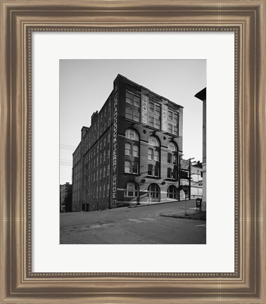 Framed GENERAL VIEW, WITH NINTH ST. FACADE ON RIGHT - Craddock-Terry Shoe Company, Ninth and Jefferson Streets, Lynchburg Print