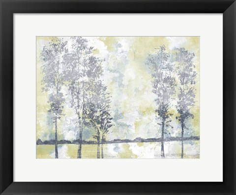 Framed Watercolor Mist II Print