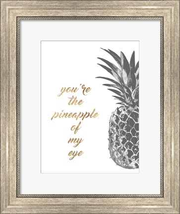 Framed Pineapple Life III Print