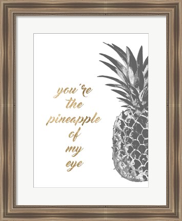 Framed Pineapple Life III Print