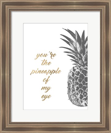 Framed Pineapple Life III Print