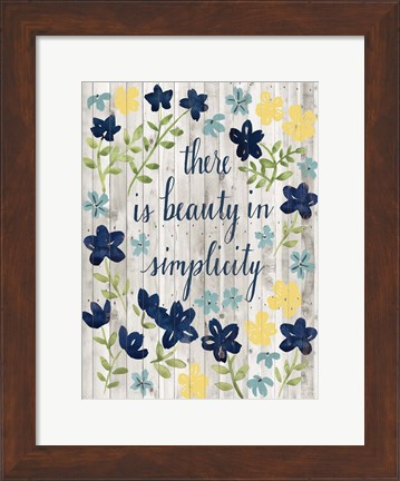 Framed Cottage Inspiration I Print