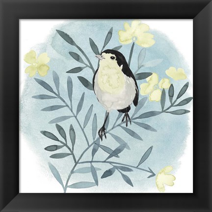 Framed Feathered Friends II Print