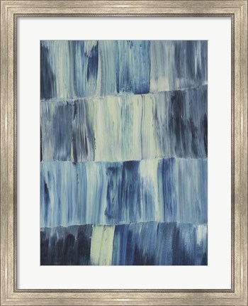 Framed Aurora Blues I Print