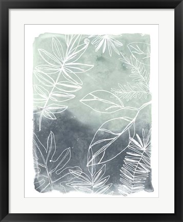 Framed Tropical Batik I Print