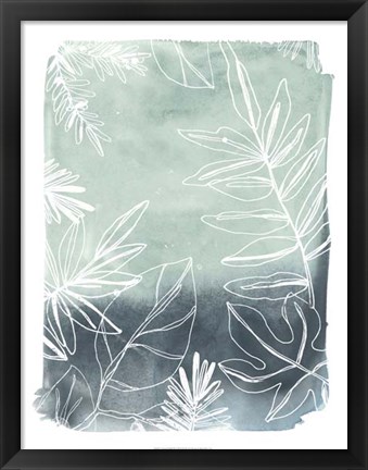 Framed Tropical Batik II Print