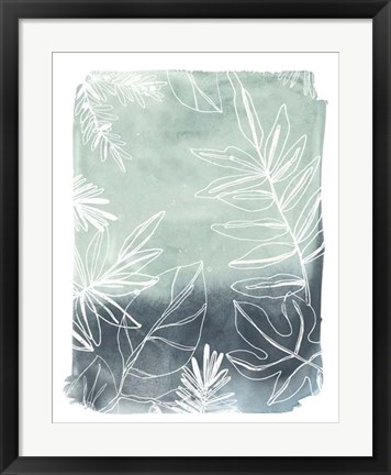 Framed Tropical Batik II Print