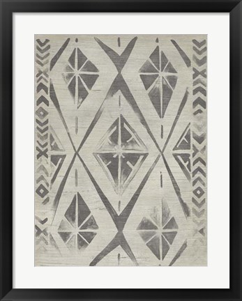 Framed Mudcloth Patterns V Print