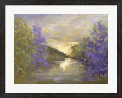 Framed Tranquil Waters Print